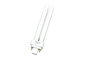 Halco 109074 PL18D-E-50-ECO  18 Watt CFL Double Tube 4-Pin Electronic T4 Bulb G24D-2 Base, 5000K, 1200 Lumens, 82 CRI, Dimmable