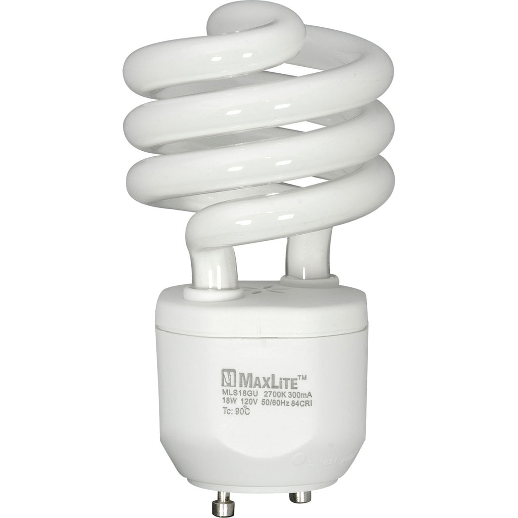 Maxlite 1749-MLS26GU/WW6, 26 watt GU24 2-pin, Self-Ballasted, Warm White CFL Lamp. Not for sale in California: Not Title 20 Compliant. *Discontinued*