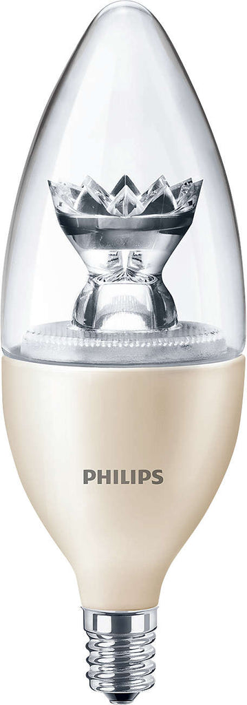 Philips 435149  2.5B13/2700/E12/DIM  2.5W B13 Candelabra Base LED Torpedo Lamp, 2700K Warm White, Dimmable. *Discontinued*