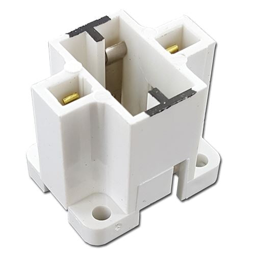 H&M LH0227 Four Hole Vertical Mount 2-Pin (GX23/GX23-2) base CFL Socket, cross for Leviton 26720-400