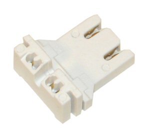 Kulka 1615-20  Low Profile T8/T12 Bi-Pin U-Bend Slide-On Socket