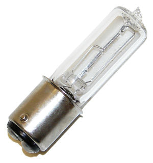 Plusrite 3467 JD150/CL/BA15D/130V Clear 150 watt JD Halogen Lamp, Double Contact Bayonet (BA15d) base, 2700 lumens, 2,000hr life, 130 volt. *Discontinued*