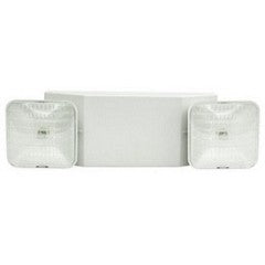 TCP 20760 2-Square Heads Emergency Light Fixture, Surface Mount, 120/277 volt, White Housing. *Discontinued*