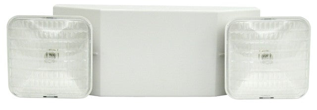 TCP LEDWEL 2-Square Heads LED Emergency Light Fixture, Surface Mount, 120/277 volt, White Housing