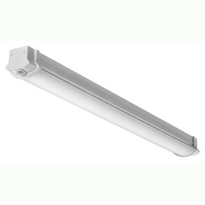 Lithonia WL4 40L EZ1 LP835 N100 NES7 DIM10 39 watt LED 4' Linear Surface Mount Light Fixture, 3500K, 4124 Lumens, 50,000hr life, 120-277 Volt, 0-10V Dimming