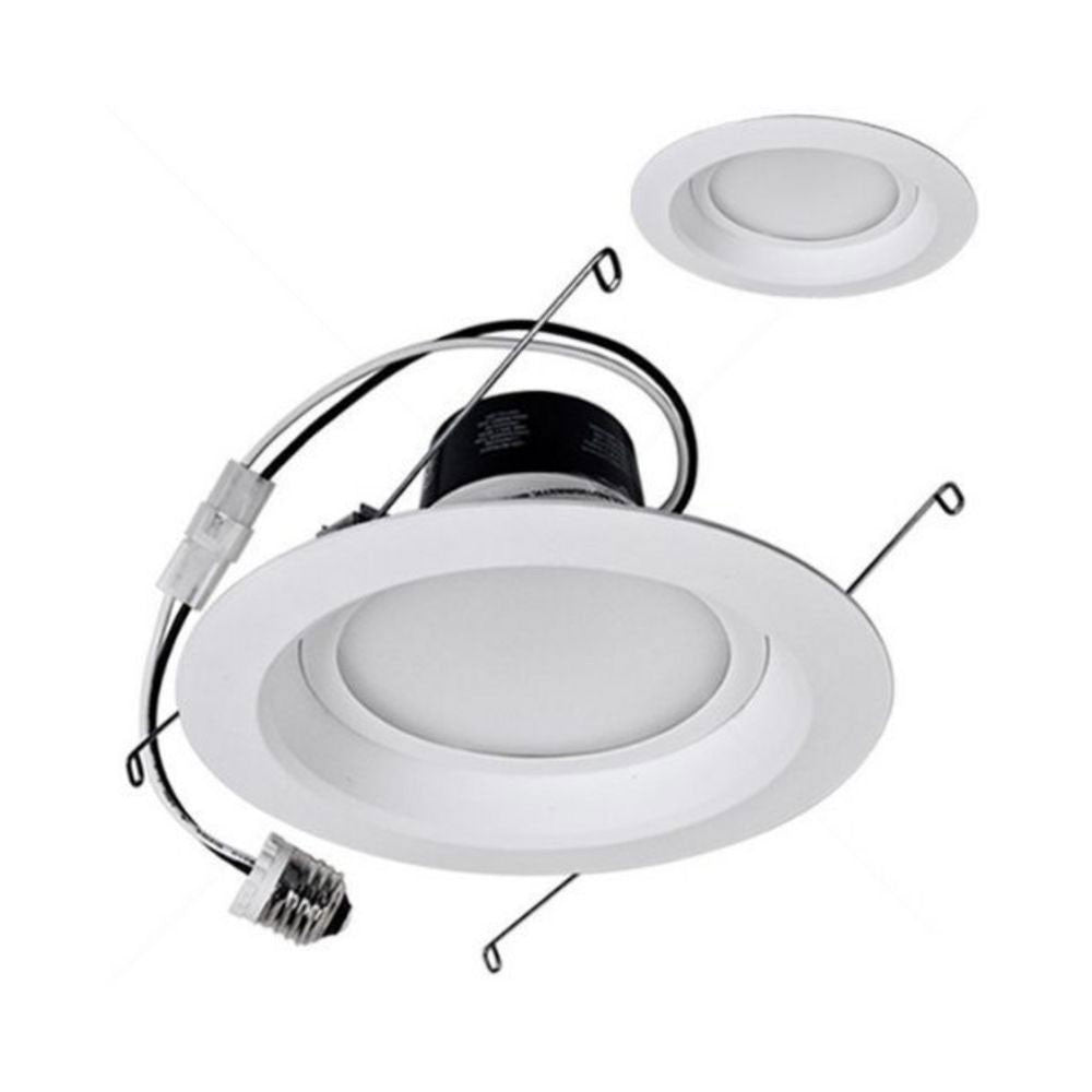 TCP LED11DR5630K 11 watt LED Recessed Downlight Retrofit Kit for 5" - 6" diameter, 3000K, 850 lumens, 35,000hr life, 120 volt, White Finish. *Discontinued*