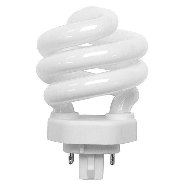 TCP 33018/27K 18 watt Spiral Compact Fluorescent Lamp, 4-Pin (GX24q-2) base, 2700K, 1150 lumens, 10,000hr life, 120 volt, Non-dimmable. *Discontinued*