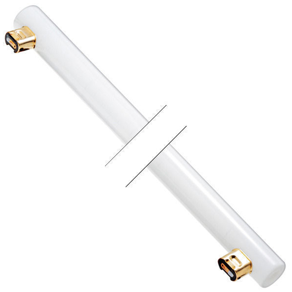 Bulbrite 507151 LI150T10 White 150 watt T10 Linear Tube Lamp, 39in. length, Double-End (S14s) base, 900 lumens, 1,500hr life, 125-130 volt