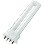 Sylvania 20313 CF9DS/E/827 9 watt Single-Tube Compact Fluorescent Lamp, 4-Pin (2G7) base, 2700K, 580 lumens, 10,000hr life