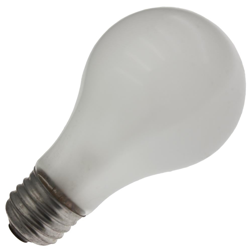 Sylvania 12420 60A19/RS 130V 60 watt Rough Service A19 Incandescent Lamp, Medium (E26) Base, 555 lumens, 1000hr life, 130 Volt