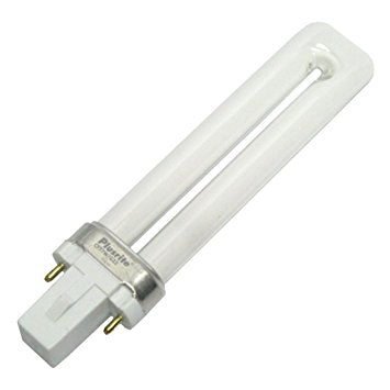 Plusrite 4005 PL7W/1U/2P/41K 7 watt Single-Tube Compact Fluorescent Lamp, 2-Pin (G23) base, 4100K, 400 lumens, 10,000hr life