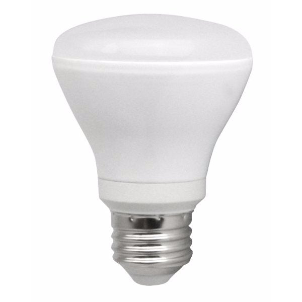 TCP L50R20D2527KCQ 7 watt R20 LED Lamp, E26 Medium base, 2700K, 600 lumens, 25,000 hr life, 120 volt, Dimming 