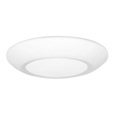 Envision LED-CDSK-6-15W-5CCT-WH Cusp-Line Disk Flush Mount, 120V, 1000 Lumens, 27/30/35/40/50K White Finish