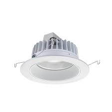 Elite RL507-650L-DIMTR-120-30K-90-CL-WH  5" LED Lensed Retrofit Downlight Fixture, Clear Reflector, 3000K, 650 lumens, 72,000hr life, 120 volt, Dimming, White Finish