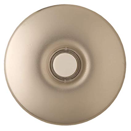 Nicor STUCCOBTNNK  Stucco Doorbell Button, Brushed Nickel Finish. *Discontinued*