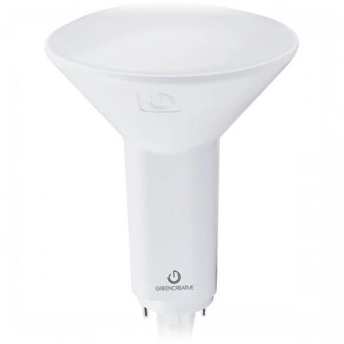 Green Creative 28376  9.5PLV/835/DIR 9.5 watt Vertical LED Plug-and-Play Retrofit Lamp to replace 26W CFL, 4-Pin (G24q/GX24q) base, 3500K, 1000 lumens, 50,000hr life, Dimming, 120-277 volt, Ballast Compatible