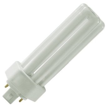 Sylvania 20883 CF32DT/E/827 32 watt Triple-Tube Compact Fluorescent Lamp, 4-Pin (GX24q-3) base, 2700K, 2400 lumens, 12,000hr life