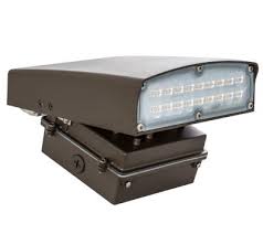 Westgate LWA-30CW 30 watt LED Adjustable Cutoff Wallpack Fixture to replace 150W-200W MH, 5000K, 3200 lumens, 70,000hr life, 120-277 volt, Dark Bronze Finish, IP54 Rated. *Discontinued*