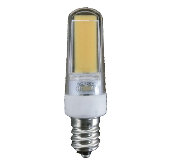 JQ Green America JQ-E12-C05K27 5 watt LED Retrofit Lamp to replace 50W Halogen, Candelabra (E12) base, 3000K, 400 lumens, 25,000hr life, 120 volt, Dimming, IP67