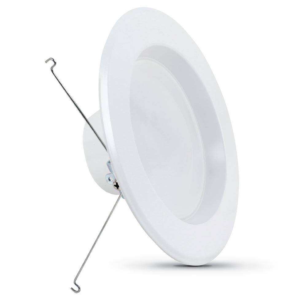 Feit LEDR56/927CA  5" - 6"  11.3 watt LED Recessed Downlight Retrofit Kit, 2700K, 120 volt, T20 Compliant