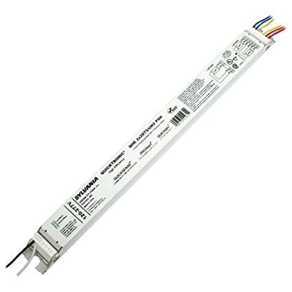 Sylvania 51472 QHE2X28T5/UNVPSN 120-277 volt Programmed Rapid Start Ballast, Push-In Connectors w/ leads, operates (2) F28T5