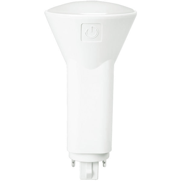 Green Creative 28373 6PLV/840/DIR 6 watt Vertical LED Plug-and-Play Retrofit Lamp to replace 13W-18W CFL, 4-Pin (G24q/GX24q) base, 4000K, 620 lumens, 50,000hr life, 120-277 volt, Dimming, Ballast Compatible