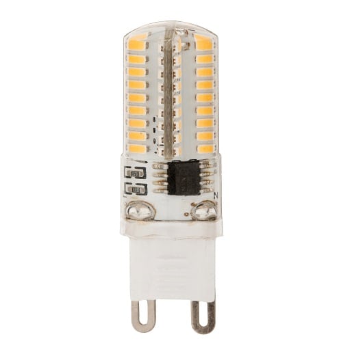 JQ Green JQ-G9-A04K30  4 watt LED Retrofit Lamp, Looped-Pin (G9) base, 3000K, 300 lumens, 25,000hr life, 120 volt, Dimming