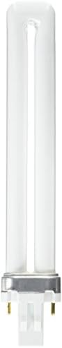 Plusrite 4009 PL13W/1U/2P/827 13 watt Single-Tube Compact Fluorescent Lamp, 2-Pin (GX23) base, 2700K, 800 lumens, 10,000hr life