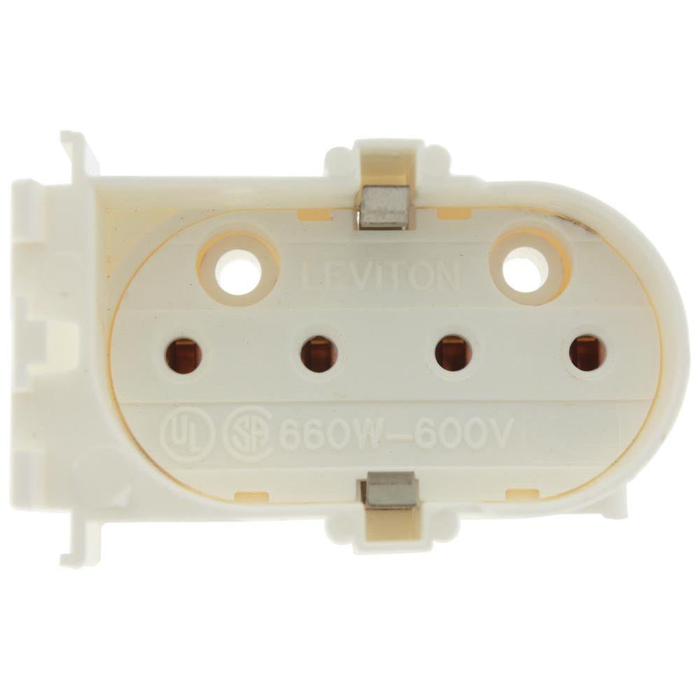 ADR D3937 Two Hole Vertical Mount Snap-In 4-Pin (2G11) base 18W-55W Socket CFL, Cross to H&M LH0271