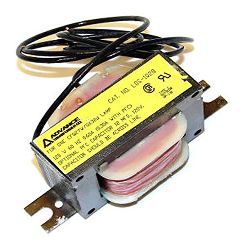 Advance LOS-1Q28  120 volt Preheat Start Open Core & Coil Magnetic Ballast, operates (1) CFQ27W/GX32D. *Discontinued*