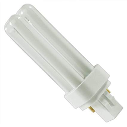 Plusrite 4019 PL13W/2U/2P/35K 13 watt Double-Tube Compact Fluorescent Lamp, 2-Pin (GX23-2) base, 3500K, 780 lumens, 10,000hr life