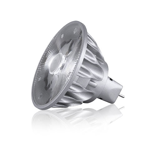 Soraa SM16-07-10D-830-H1 7.5 watt LED MR16, Bi-Pin (GU5.3) Base, 3000K, 630 Lumens, 90 CRI, 35,000hr life, 12 volt, 10 Degree Beam Angle, T20 Compliant, Dimming