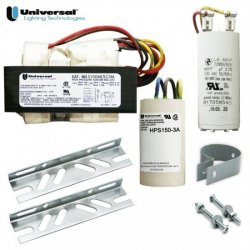 Universal S100MLTLC3M500K 120-277 volt Magnetic Core & Coil Quad-Tap Ballast, operates 100W HPS. *Discontinued*