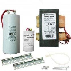 Universal S250MLTAC4M500K 120-277 volt Magnetic Core & Coil CWA Quad-Tap Ballast Kit, operates 250W HPS. *Discontinued*