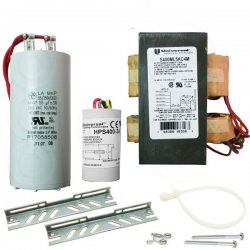 Plusrite 7276 BALU400-CWA/V5 120-480 volt Magnetic CWA 5-Tap Ballast Kit, operates 400W HPS