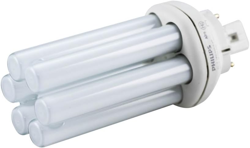 Philips 458224 PL-T18W/835/4P 18 watt Triple-Tube Compact Fluorescent Lamp, 4-Pin (GX24q-2) base, 3500K, 1175 lumens, 10,000hr life, Dimming