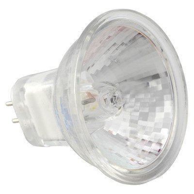 Eiko 15124 Q20MR11/FL/12V(FTD) 20 watt MR11 Halogen Reflector Lamp, Bi-Pin (GU4) base, 30° beam angle, 2,000hr life, 12 volt