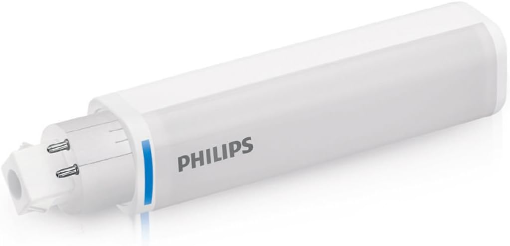 Philips 458372  8.5PL-C/T/LED/26H-3000 /IF/4P  8.5 watt Horizontal LED Plug-and-Play Lamp to replace 26W CFL, 4-Pin (G24q-3) base, 3000K, 900 lumens, 40,000hr life, 100-277 volt, Non-dimmable, Runs Off Existing Ballast