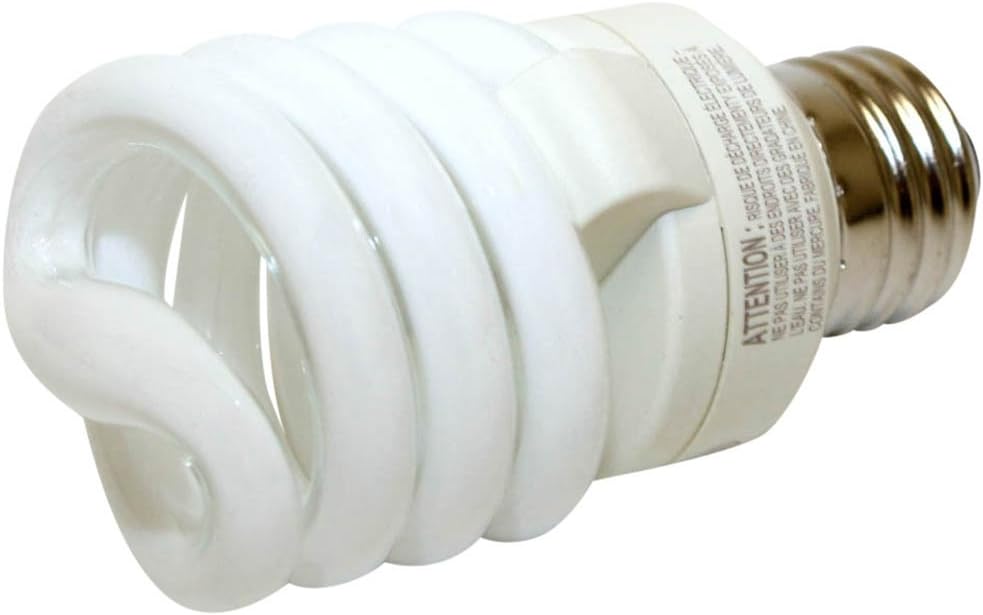 Philips 156380 ELMDT 13 watt Spiral Compact Fluorescent Lamp, Medium (E26) base, 2700K, 840 lumens, 12,000hr life