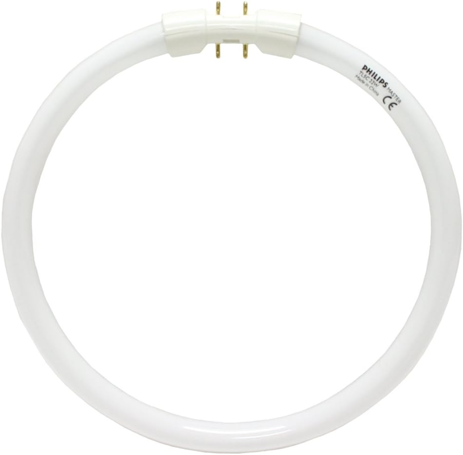 Philips 148569  TL5C22W/835 22 watt T5 Circline Fluorescent Lamp, 9in. diameter, 4-Pin (2GX13) base, 3500K, 1800 lumens, 16,000hr life