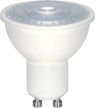 Satco S9384 6.5MR16/LED/40'/40K/120V/GU10 6.5 Watt LED MR16 Lamp, 40-Degree Flood, 4000K, 120V, GU10 Base