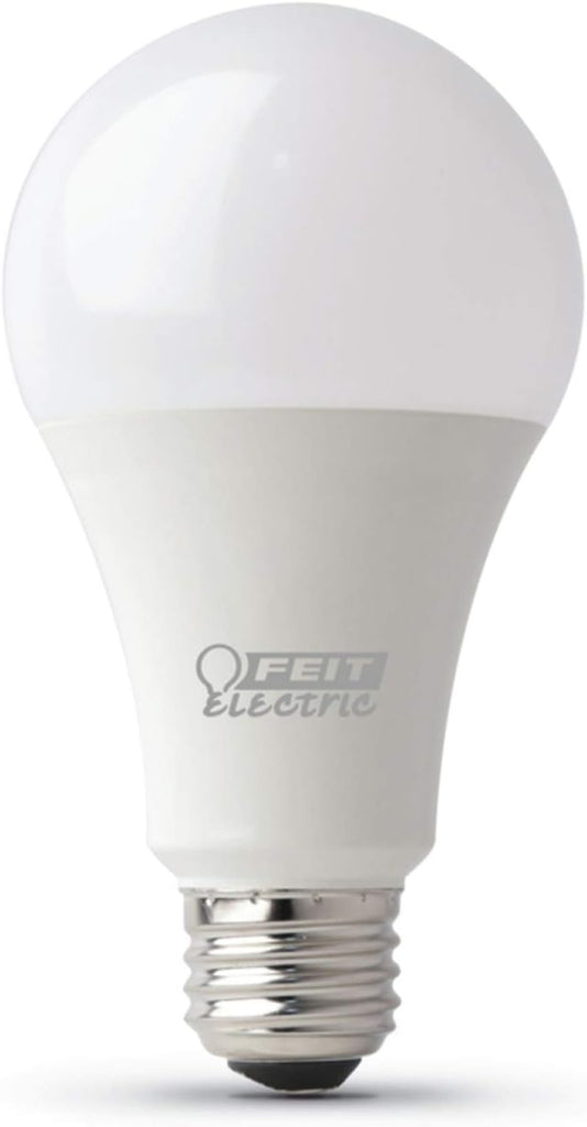 Feit OM100DM/927CA/2 17.5 watt LED A19 All Purpose Lamp, Medium (E26) base, 2700K, 1600 lumens, 25,000 hours, 90CRI, 120 volt, Dimming, 2-PK