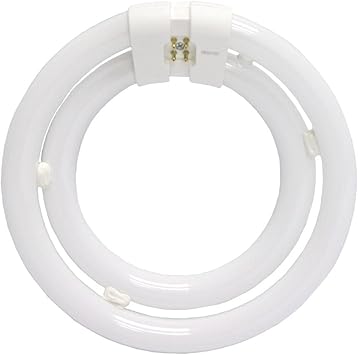 TCP 3204031K FC8T6/31K 40 watt T6 Double Circline Fluorescent Lamp, 7.5in. diameter, 4-Pin (G10q) base, 3100K, 2800 lumens, 10,000hr life. *Discontinued*