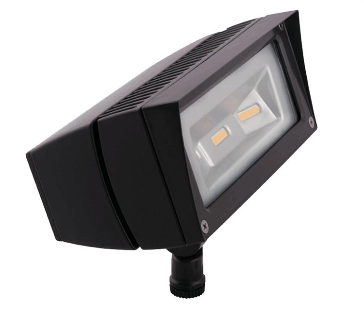 Rab FFLED18N 18 watt LED Floodlight Fixture, 4000K, 2119 lumens, 100,000hr life, 120-277 volt, Bronze Finish