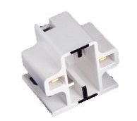 ADR D2711 Two Hole Horizontal Mount 2-Pin (GX23/GX23-2) base CFL socket, Cross to Leviton 26720-200