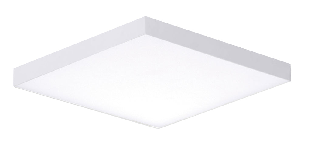 Maxim Lighting Trim 6.5" square LED flush mount - 57667WTWT, 15W, 120V, 3000K, 1050 lumens, 90 CRI, 35,000 hours