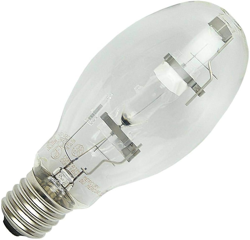 GE 26317 MVR250/VBU/PA/4200K 250 watt ED28 Pulse Start Metal Halide Lamp, Mogul (E39) base, 23000 lumens, 15,000hr life