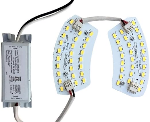 US Green Lighting L/RFMOD/14/XU/840/F001  14 watt LED Module Retrofit Kit to replace 75W-100W Incandescent, Magnetic Flush Mount, 4000K, 1500 lumens, 50,000hr life, 120-277 volt