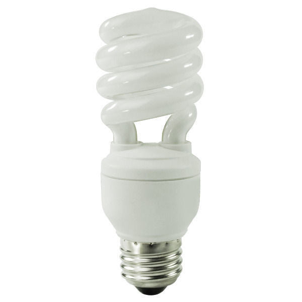 Sylvania 29376 CF13EL/MINITWIST/830 13 watt Spiral Compact Fluorescent Lamp, Medium (E26) base, 3000K, 800 lumens, 8,000hr life, 120 volt. *Discontinued*