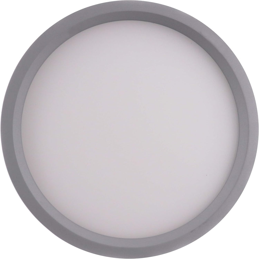 ConTech SMTR530KC12D1-W 5" Round 12 watt LED Edge Lit Ceiling Fixture, Surface mount, 3000K, 120 volt, White Finish. *Discontinued*